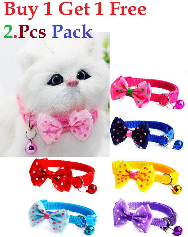 THE DDS STORE Bell Cat Collar Charm(Multicolor, Rectangle)