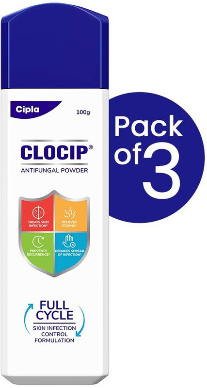 Cipla Clocip Antifungal Powder(2 x 100 g)