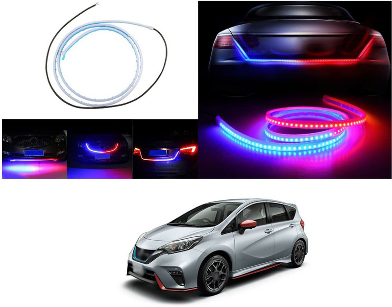XZRTZ Car Rear Trunk Tail Light 120cm Red And Blue Warning Flasher A189 Car Reflector Light(Blue, Red)