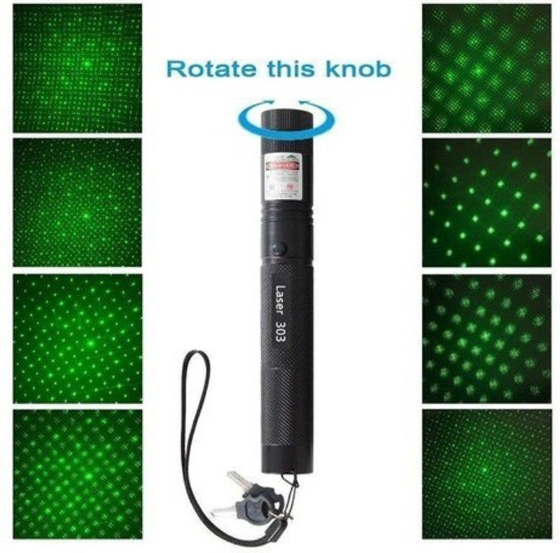 Zadinga Laser Light USB Rechargeable Green Laser Pointer, 1000 Metres(650 nm, Green)