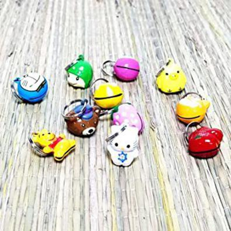 PupsPets Collar Bell Combo - Pack of 2 Embellished Dog Collar Charm(Multicolor, Other)