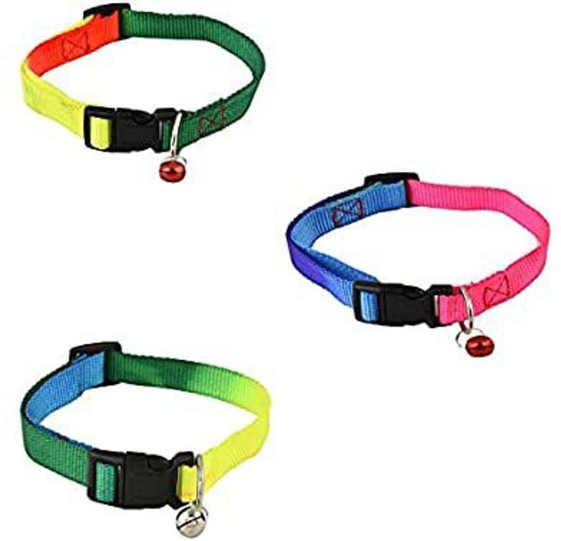 Rvpaws Cats Collar with Bells Bell Dog & Cat Collar Charm(Multicolor, Solid)
