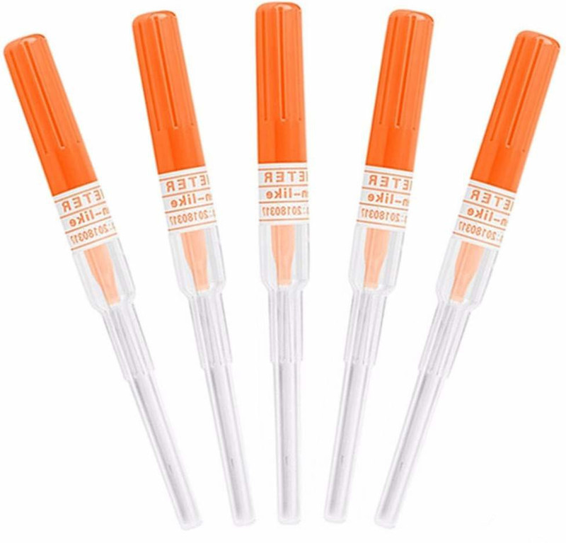 Mumbai Tattoo Catheter Piercing Needles 20 PCS/14G Disposable Stack Tattoo Needles(Pack of 20)
