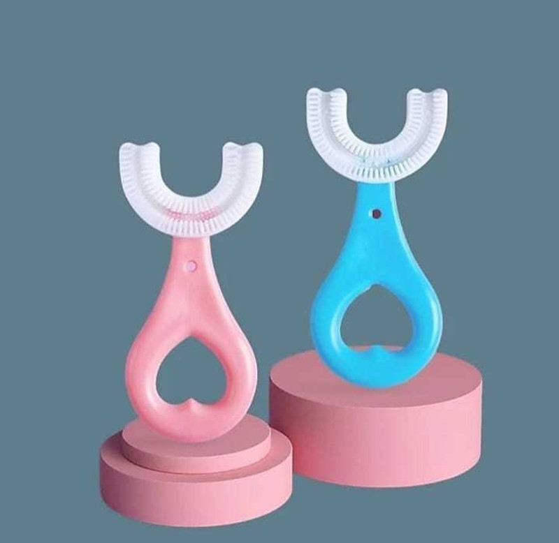 zuosedi Kids 2-6 years U shaped tooth brush for kids ultra soft tooth brush Extra Soft Toothbrush(Pack of 2)