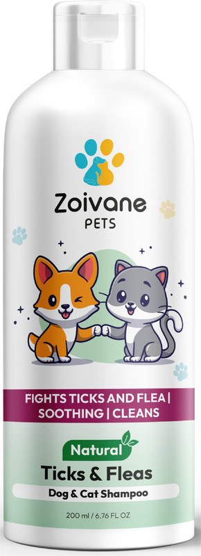 Zoivane Allergy Relief, Anti-dandruff, Anti-fungal, Anti-itching, Conditioning Tea Tree & Aloe Dog Shampoo(200 ml)
