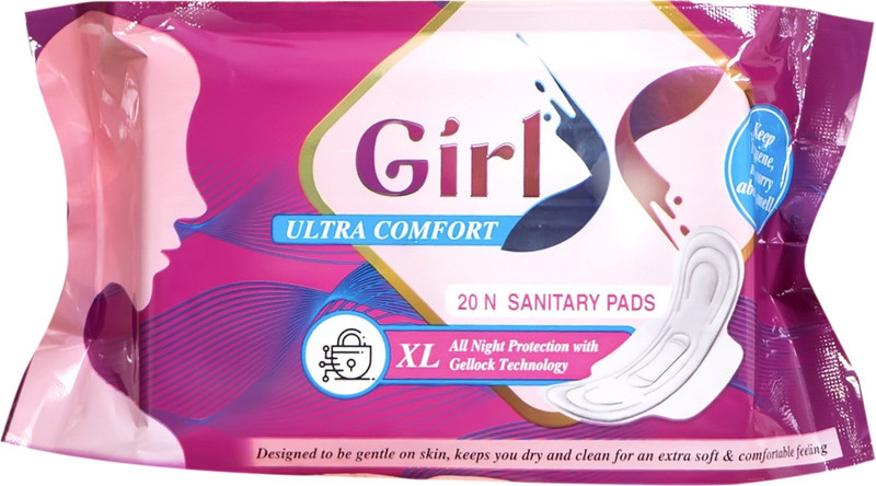DOSELO GIRLX ULTRA COMFORT SANITARY PADS Sanitary Pad(Pack of 20)