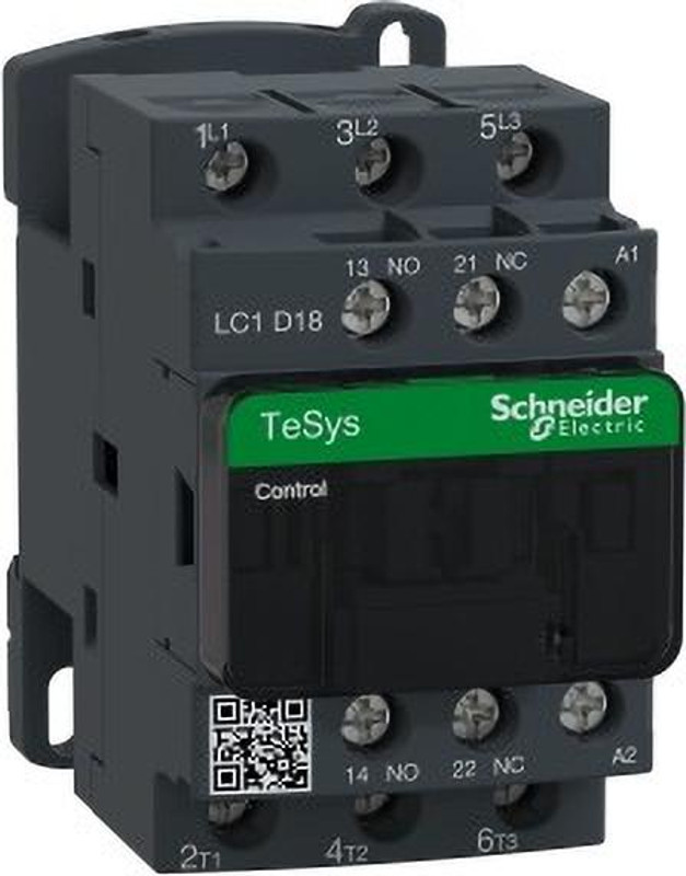 TeSys Schneider Electric Power Contactor LC1D18M7(Black, MULTI COLOR)