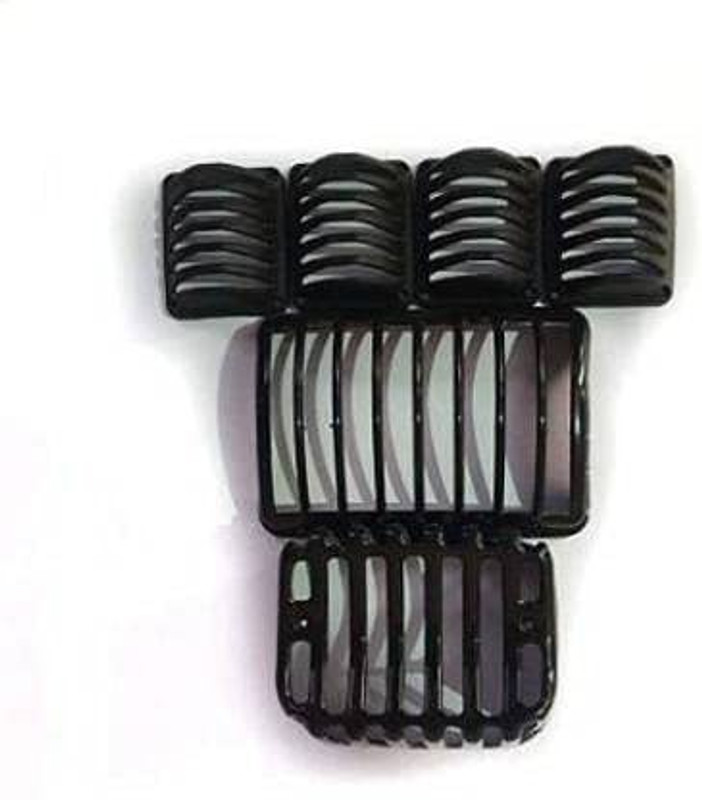 autoformonix INDICATOR/HEAD & TAIL LIGHT GRILL Bike Headlight Grill(Black)