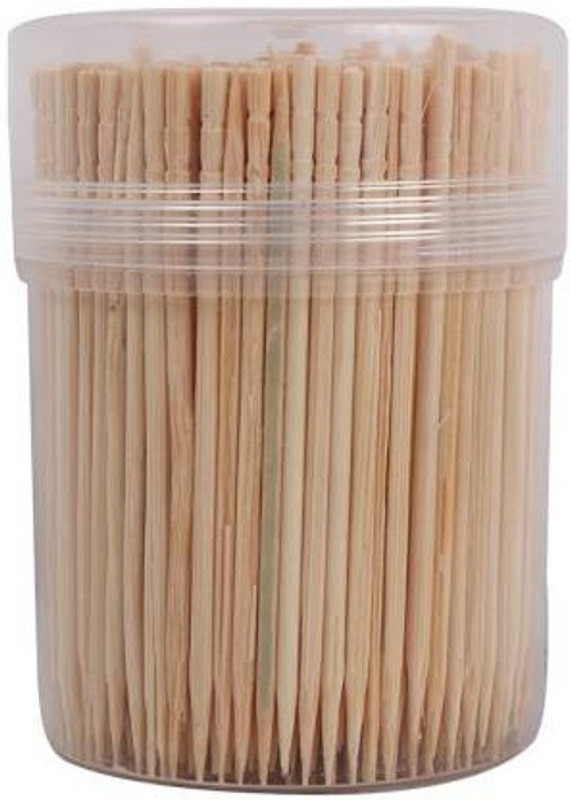 adtasu Toothpick Sticks - 250+ Bamboo Toothpick (Pack of 250)(Pack of 250)