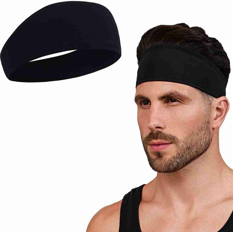 CozyFox Workout Headband for Women & Men ( BLACK ) Head Band(Black) - 78% off at DetectaDeal