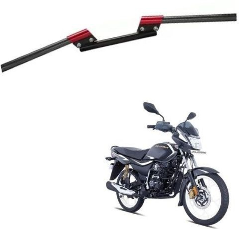 AUTOGARH Universal Red Black Handle Bar for Bajaj Platina 100 DTS-i Handle Bar(Red)