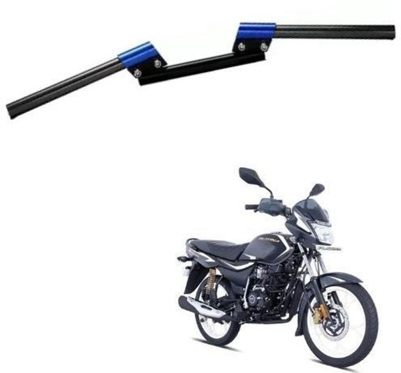 AUTOGARH Universal Motorcycle Blue Black Handle Bar Rod for Bajaj Platina100 DTS-i Handle Bar(Blue)
