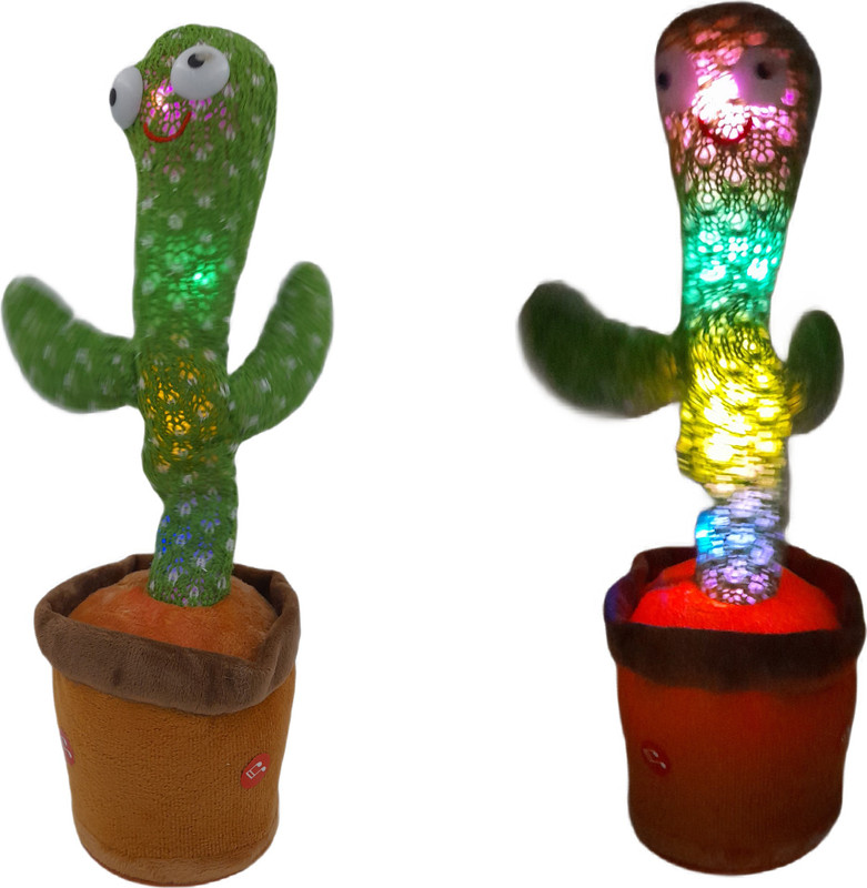 NPN Dancing Cactus Toy Talking Singing Repeat 120 songs Green(Green)