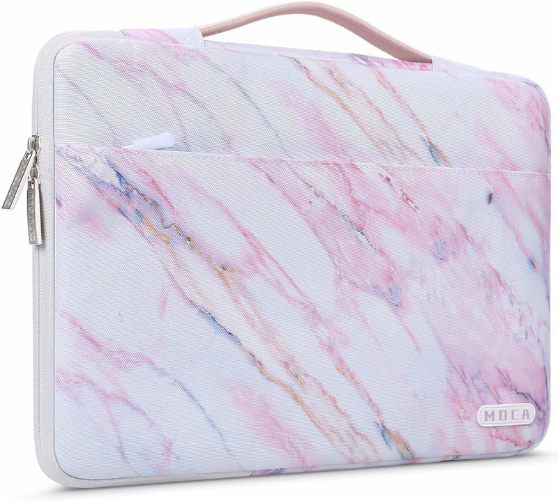 MOCA marble series 13 Inch Laptop Sleeve Compatible with MacBook Air 13 inch M1 M 1 A2337 A2179 A1932, 13 inch New MacBook Pro 2020 M1 A2338 A2289 A2251 A2159 A1989 A1706 A1708 Laptop Sleeve/Cover(Light Blue, 13 inch)