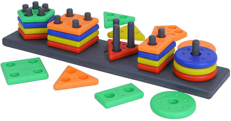 BHVMEY Color Choose Stacking Block Game for Kids baby(Multicolor)