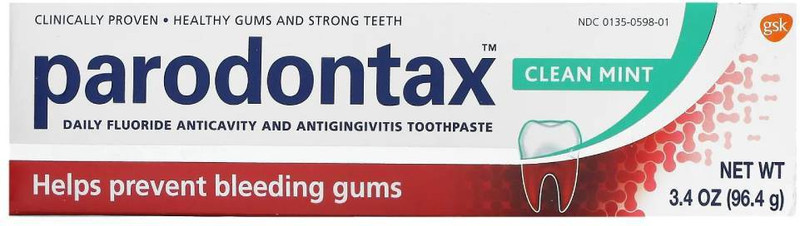 Parodontax Whitening for Bleeding Gums Clear Mint, 3.4 Ounce Toothpaste(96...