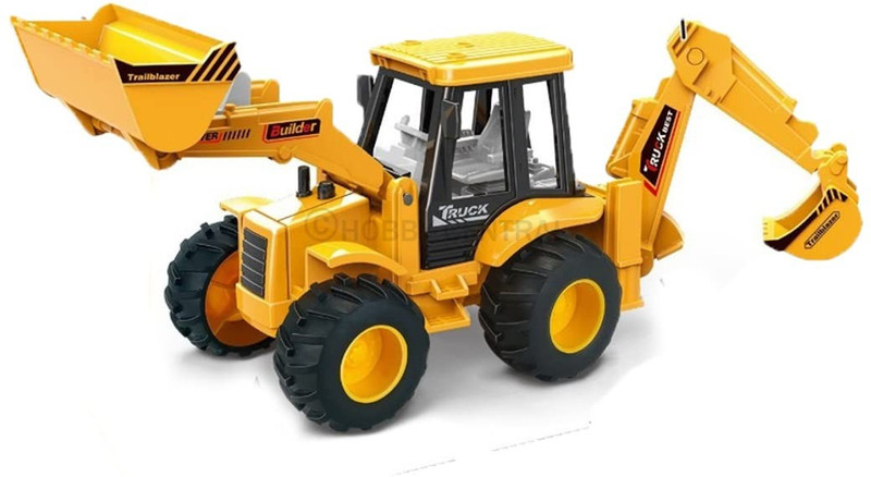 SR Toys 2 in 1 Multi functional Construction Trucks JCB for Kids(Yellow, Pack of: 1)