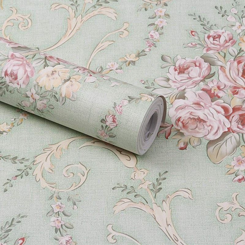 Synervo 1000 cm x 45 cm Waterproof Decorative Vinyl Wallpaper(Blue)