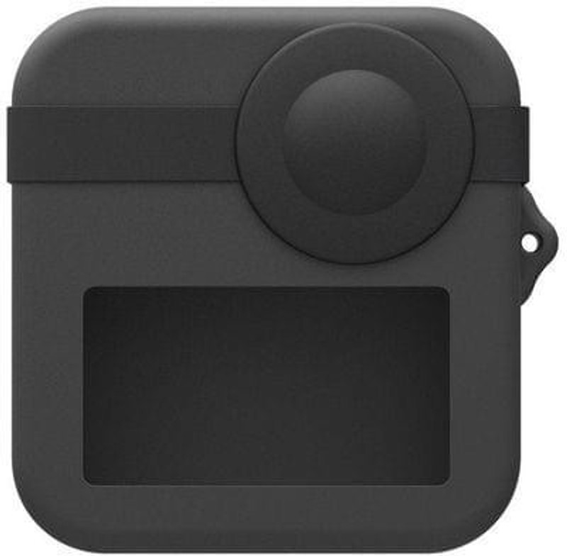 PULUZ For GoPro MAX Dual Case Cover + Body Soft  Lens Cap(Black)