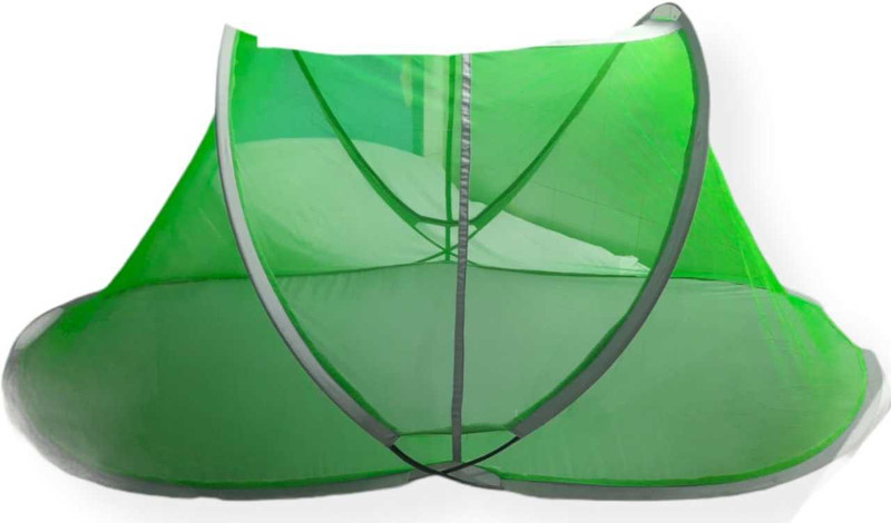 A One Mosquito Net For 0 To 3 Year Baby Size109cm x 53cm x 50cm Green Color Popup Polyester Washable Kids Mosquito Net(Green, Bed Box)