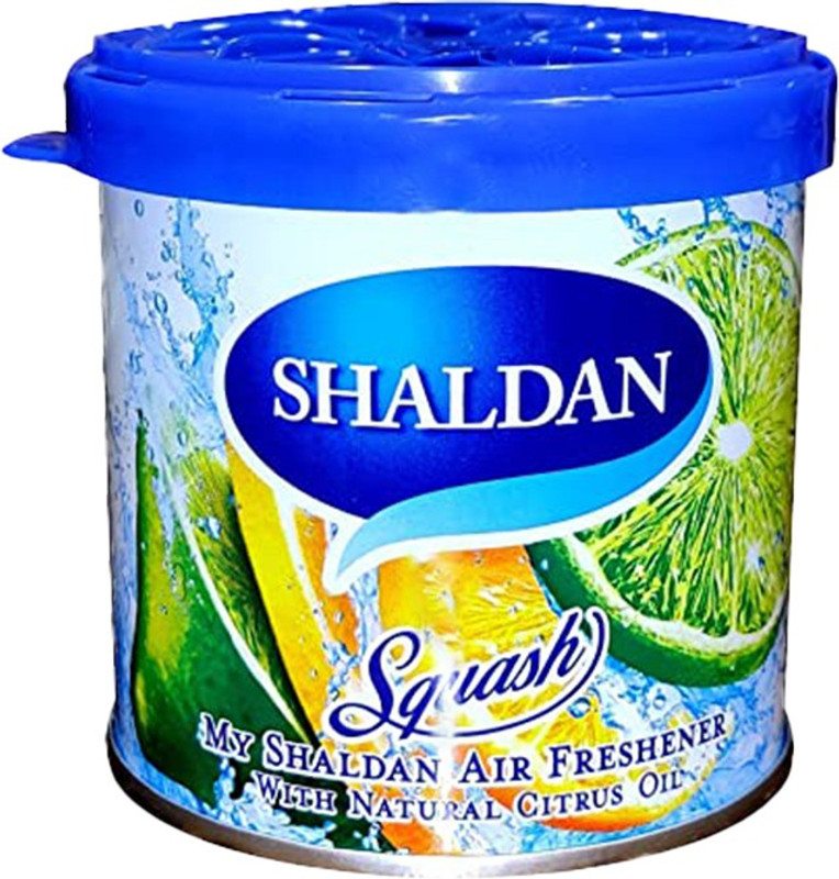 MY SHALDAN Squash Air Freshner With Natural Citrus Oil ( 80gm ) Portable Car Air Purifier(Blue)