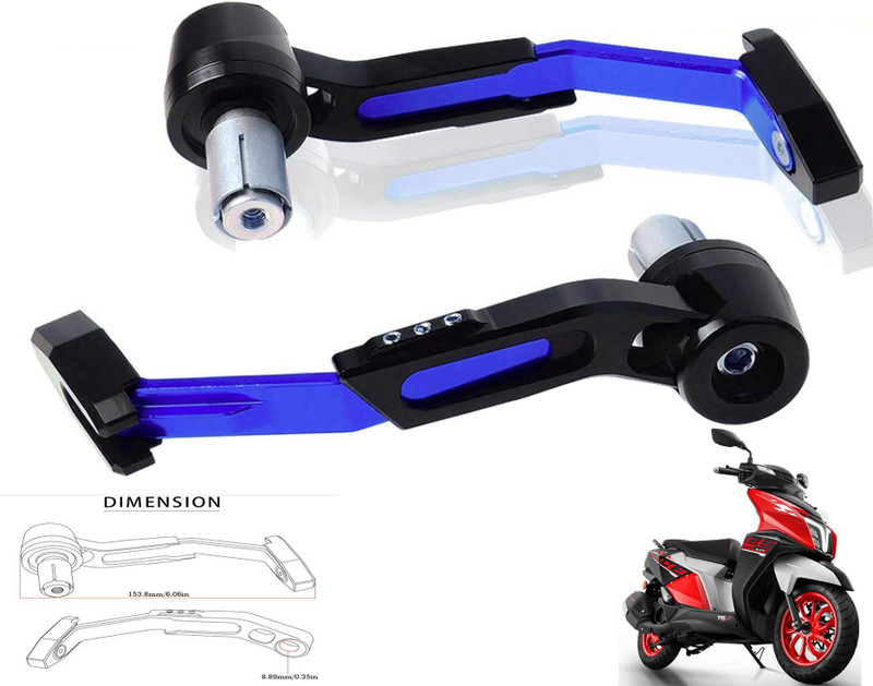 Huims CNC Adjustable Lever Protector Guard For Ntorq 125 Handlebar Hand Guard(TVS)