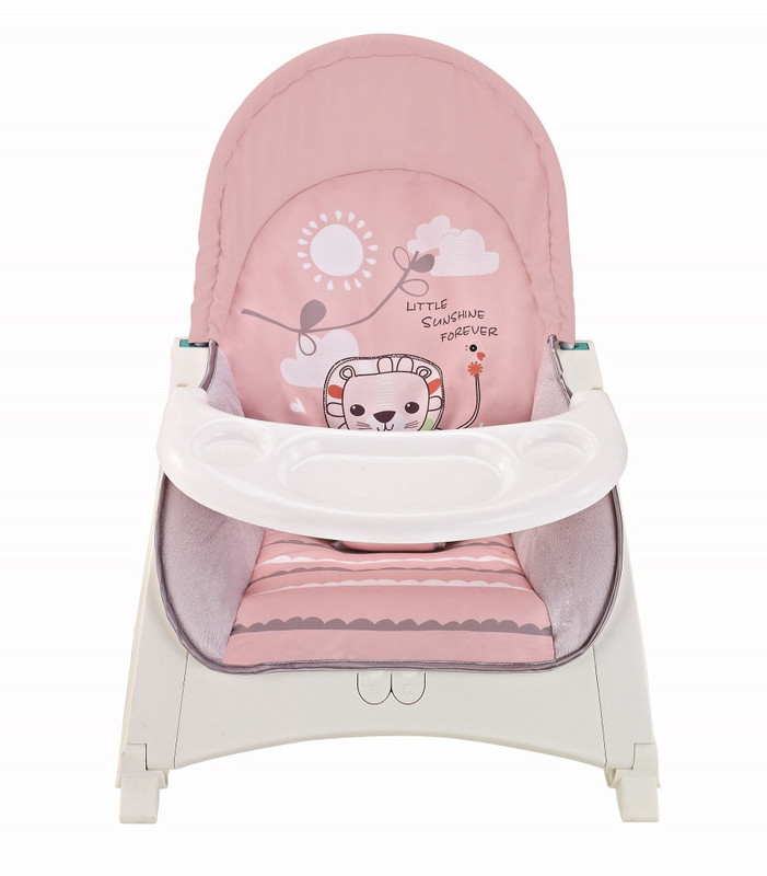 Rage-X Newborn to Toddler Rocker Chair with Music and Vibration Function, Rocker and Bouncer(Pink)