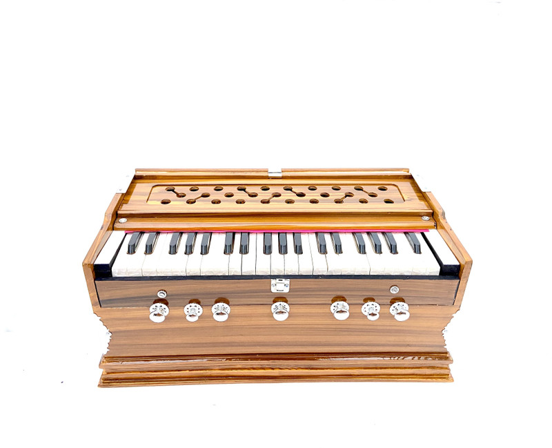 MAGA MART With Bag Free Musical Harmonium 7 Stopper Number For Keys 39 Best Quality Colour 3.2 Octave Hand Pumped Harmonium(Two Fold Bellow, Bass Reed, Male Reed)