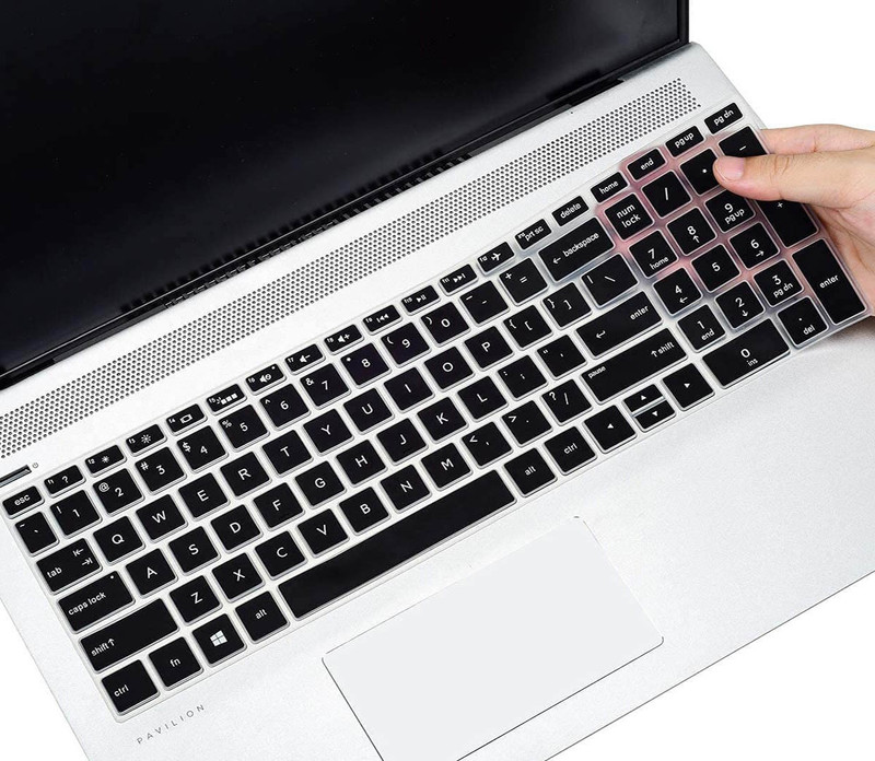 Capsa HP15-BLK-01 Laptop Keyboard Skin(Black)