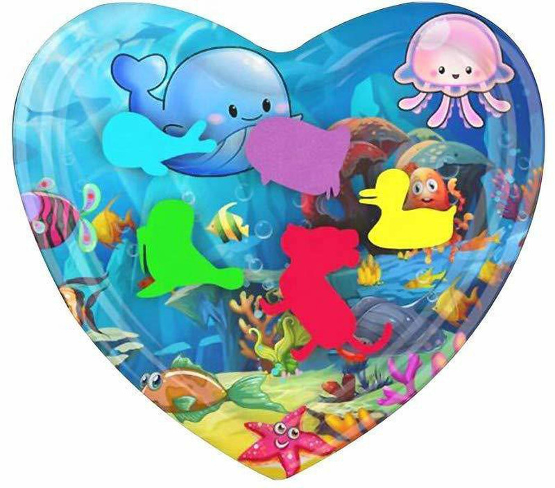 SHREEJIIH Baby Inflatable Patted Water Play Pad Cushion for Kids | Multi Color | Pack of 1 Inflatable Pool Accessory(Multicolor)