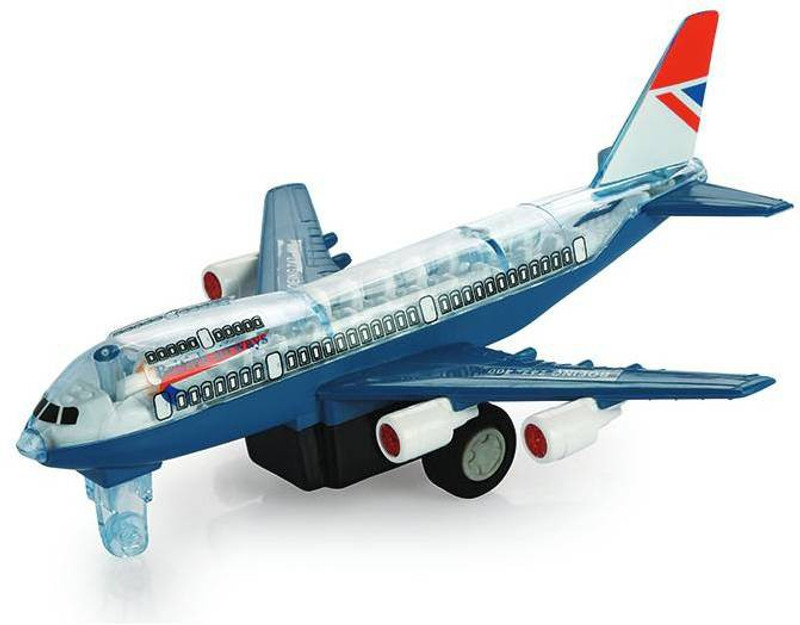 SHRISHA CREATION Pull Back Action Aeroplane Toy for Kids. | Big Size with Stand(Multicolor, Pack of: 1)