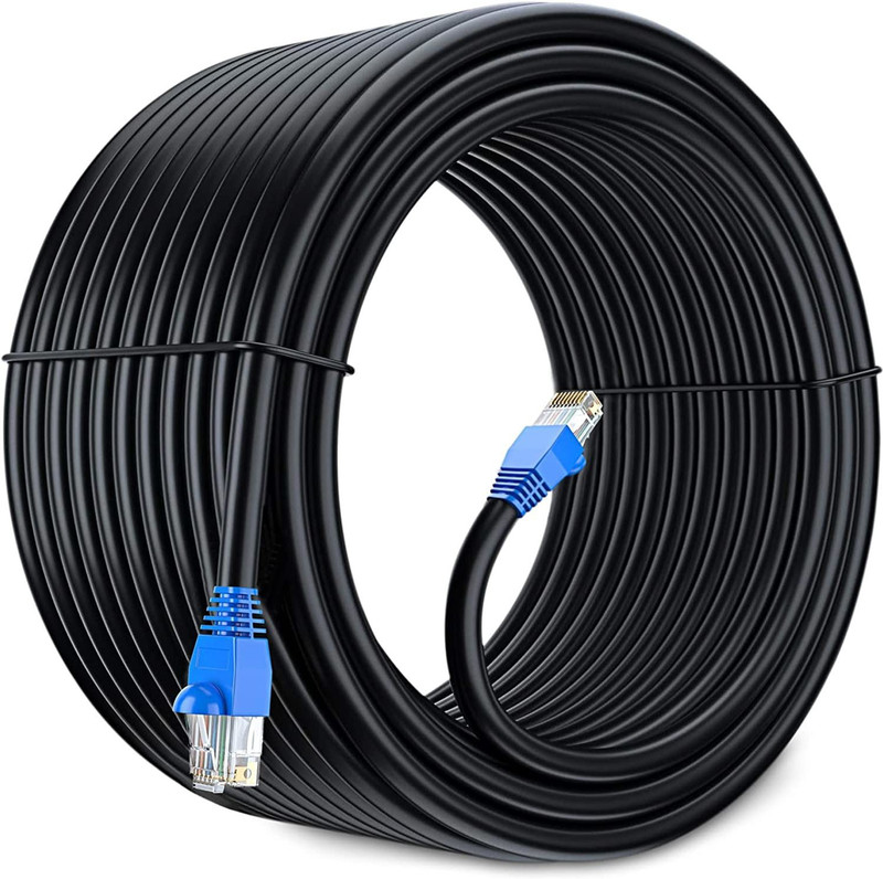 Sadow LAN Cable 25 m Snagless 25 Meter RJ45 Cat-6 Ethernet Patch Internet Cable, Network Internet Cord - RJ45, UTP, CCA(Compatible with Laptop, Computer, White)