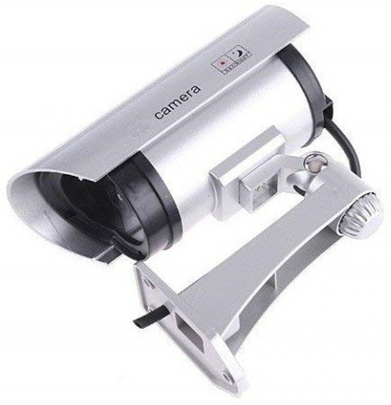 Cpixen 3 Pcs Fake Security Camera, Bullet Dummy Simulated Surveillance Security Cameras Security Camera(3 Channel)