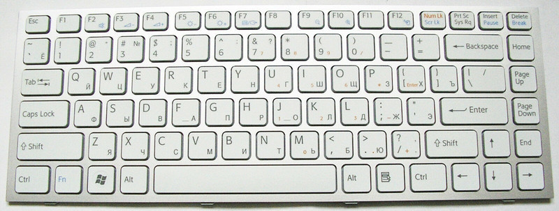 SellZone VPC-EA, VPCEA, EA Part No. V081678BK1 VPCEA VPC-EA VPC-EA2 VPC-EA3 VPC-EA21FX Laptop Keyboard Replacement Key