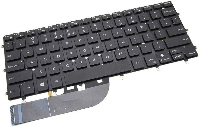 SellZone Laptop Keyboard Replacement DELL Inspiron 13 7347, 13 7348, 490.01V07.0D01, Laptop Keyboard Replacement Key