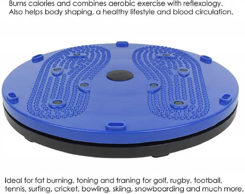 swarmshop Tummy Twister Exercise Machine Magnet Balance Rotating Board Waist Twisting Disc Ab Exerciser(Multicolor)