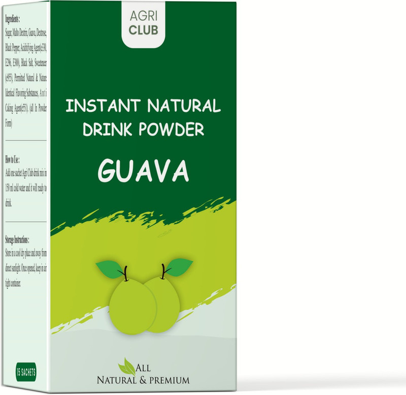 AGRI CLUB Instant Pomegranate Drink Powder 15 Sachets (each 15 gm) Nutrition Drink(15 Sachets, Pomegranate Flavored)