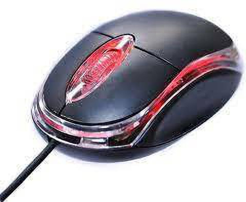 SORVI 8HH Wired Ambidextrous Hybrid Gaming Mouse(USB 2.0, Black)