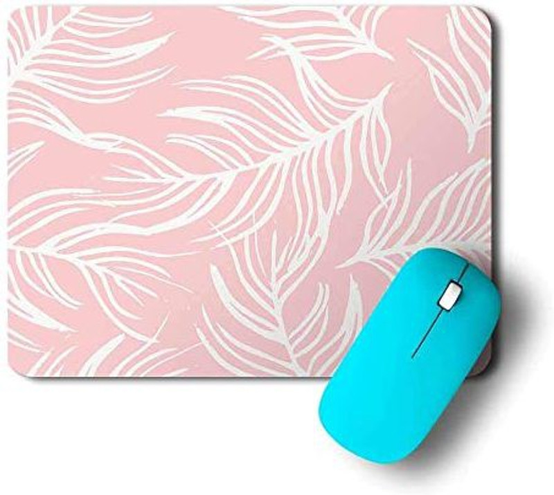 SMULY PInK Designer dekstop use for laptop computer Non Slip Base Mousepad(Multicolor)