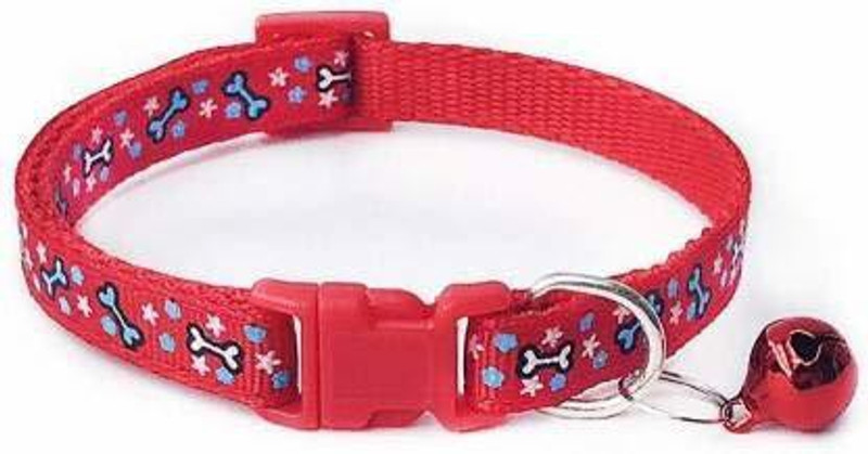 Pet Zone India Bell Dog & Cat Collar Charm(Red, Round)
