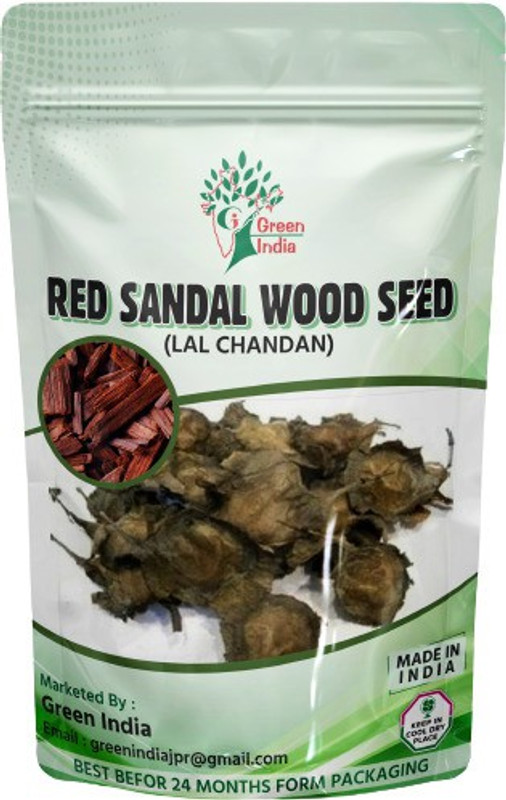 Green India Red Sandal Wood Seeds - Lal Chandan-Pterocarpus Santalinus Seeds- Redsandal Tree Seeds - Pack Of 200 G Seed(400 per packet)