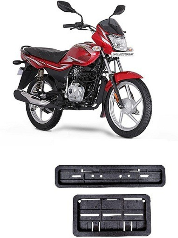 Aretas Bajaj Platina 100 Bike Number Plate(Plastic 5 cm x 10 cm)