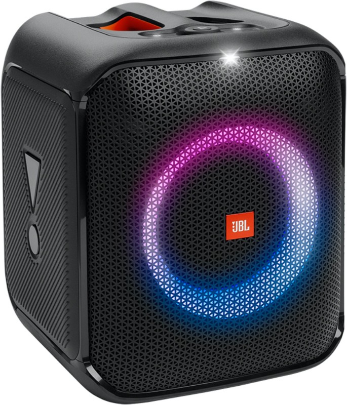 JBL PartyBox Encore Essential,Music Synced Strobe Lightshow,JBL PartyBox App 100 W Bluetooth Party Speaker(Black, Stereo Channel)