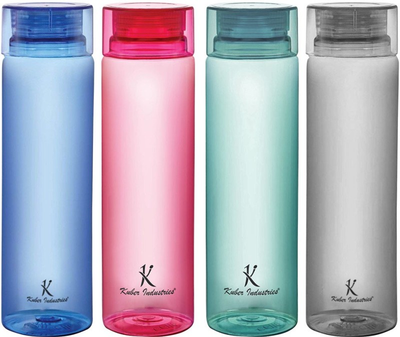 KUBER INDUSTRIES Kuber Drench Bottle Pack of 4- Blue/Green/Pink/Natural 1000 ml Bottle(Pack of 4, Multicolor, Plastic)