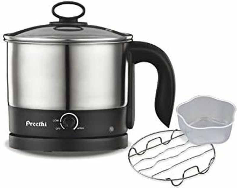 Preethi EK 708 Electric Kettle(1.2 L, Steel/Black)