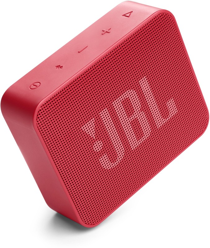 JBL Go Essential with Rich Bass, 5 Hrs Playtime, IPX7 Waterproof, Ultra Portable 3.1 W Bluetooth Speaker(Red, Mono Channel)