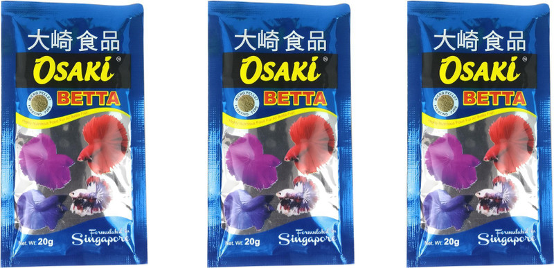 Osaki Basic Tropical Fish Gold fish Vegetable 0.1 kg Dry Adult, Young, New Born Fish Food