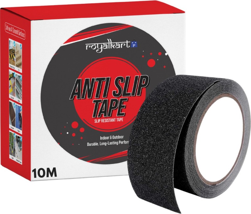 Royalkart HighPower Anti-slip tape Handheld Anti Skid Improves Grip and Prevents Risk of Slippage on Stairs or Other Slippery Surfaces (Manual)(Set of 1, Black)