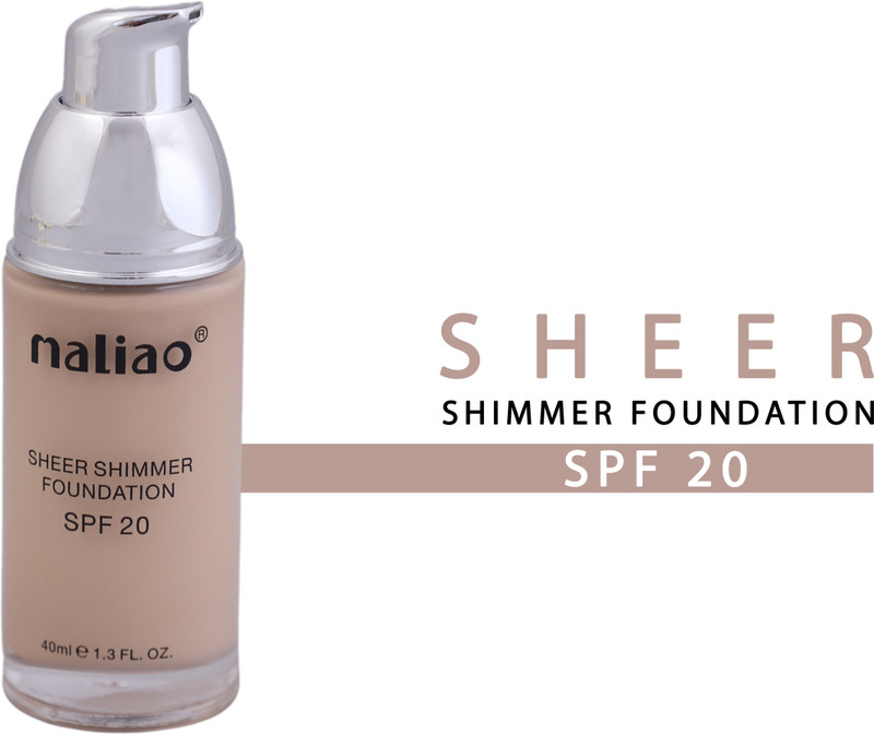 maliao Sheer Shimmer Water Proof Foundation SPF 20 40ml Foundation(Skin, 40 ml)
