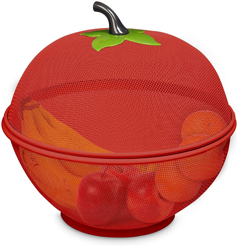 Howkince Iron Bread Basket(Multicolor)